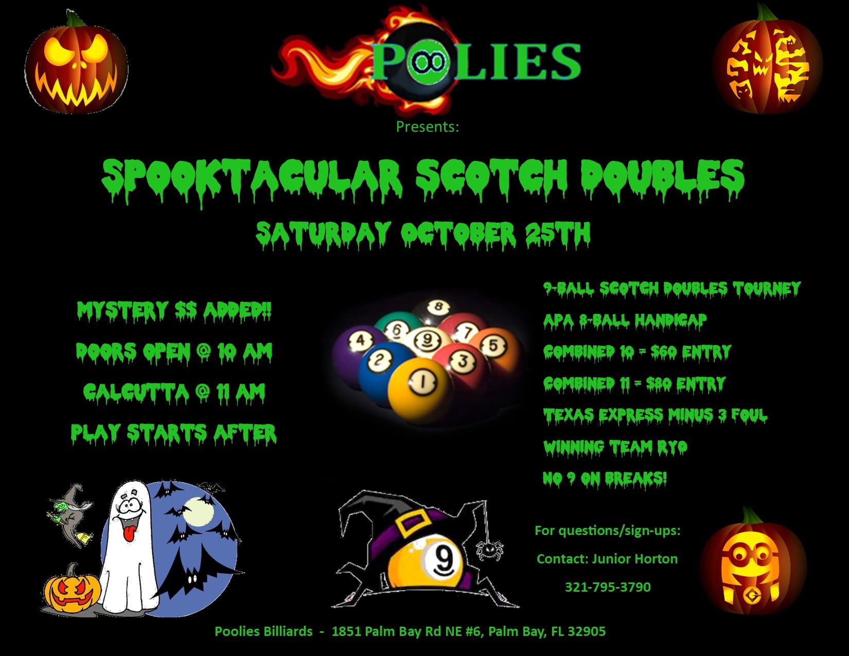 Tournament flyer / rules image